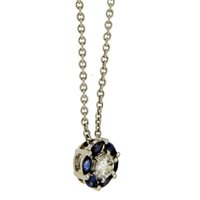  -  - Collar Crivelli Mujer ZAFFIRO in Oro Zaffiro 0.60 Ct 888NS - 888NS